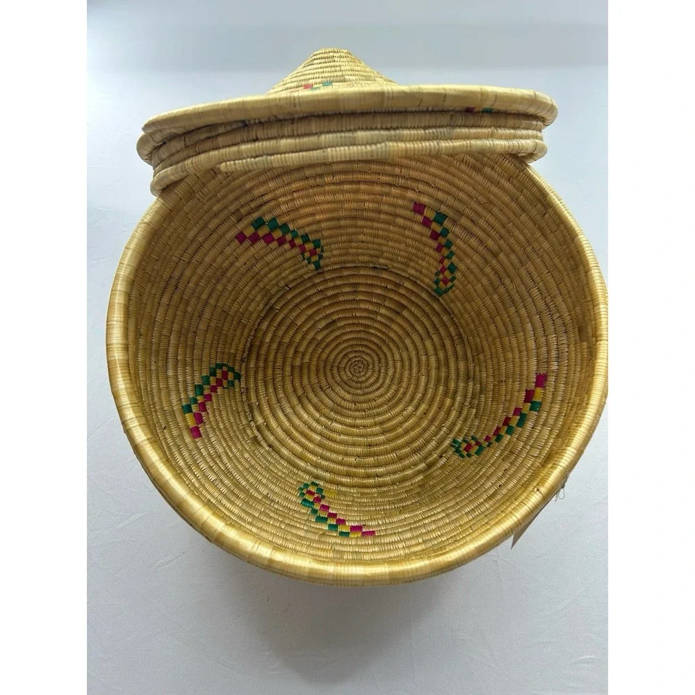 VTG Ethiopian Hand Woven Mesob Basket